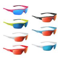 Salice 011 RW Sports Sunglasses - Mirror - White-Blue/RW Blue