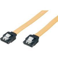 SATA II (300) cable L-type 100 cm yellow with short plug Bulk