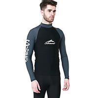 SBART Women\'s Men\'s Dive Skins Wetsuit Skin Wetsuit Top Ultraviolet Resistant Chinlon Diving Suit Long SleeveRash guard Diving Suits