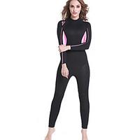 SBART Women\'s 3mm Dive Skins Wetsuit Skin Full Wetsuit Thermal / Warm Quick Dry Anti-Eradiation Full Body Elastane Neoprene ChinlonDiving