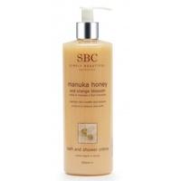 sbc manuka honey orange blossom bath and shower creme