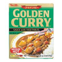 S&B Instant Golden Curry Sauce, Medium Hot
