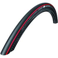 schwalbe one folding tyre red stripes 700x23mm