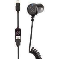 Scosche strikeDRIVE Smart 12W Car Charger for Lightning and Micro USB Devices
