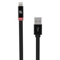 Scosche (0.9 M) Flatout Lightning Usb Charge/sync Cable With Charge Led Indicator (black)