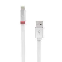scosche 09 m flatout lightning usb chargesync cable with charge led in ...