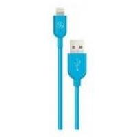 Scosche strikeLINE II Lighting Connector Charge & Sync Cable Blue for Lightning Devices