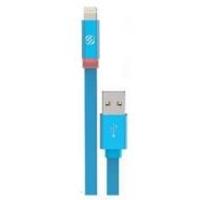 Scosche 0.9 m flatOUT Lightning USB Charge/Sync Cable with Charge LED Indicator Blue