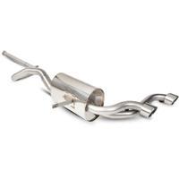 scorpion exhaust half system twin monaco renault megane rs225 04 09