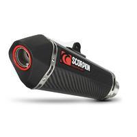 Scorpion Serket Taper Carbon Oval Exhaust Kawasaki ZX-6R 13>Current