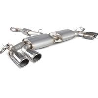 scorpion exhaust cat back res quad monaco audi s3 20t 8v saloon 13