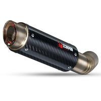 scorpion rp 1 gp carbon round exhaust suzuki gsxr 1000 k7 8 07 08