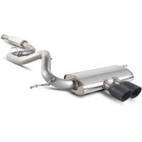 scorpion exhaust cat back res twin daytona blk ford focus mk3 st 250 e ...