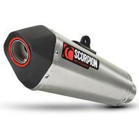 Scorpion Serket Taper Stainless Oval Exhaust - Suzuki Gladius 650 Full System 2009-Current