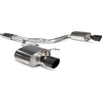 Scorpion Exhaust Cat-Back (Resonated) Twin Daytona BLK - Ford Mustang 5.0 V8 GT 15+