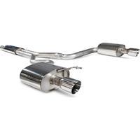 scorpion exhaust cat back resonated twin daytona ford mustang 50 v8 gt ...