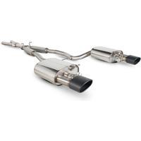 scorpion exhaust cat back res twin evo r blk audi rs4 42 v8 b7 06 08