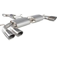 scorpion exhaust cat back res quad monaco audi s3 20t 8v saloon 13