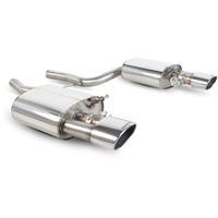 Scorpion Exhaust Rear Silencers Only Twin Evo R - Audi RS4 4.2 V8 B7 06-08