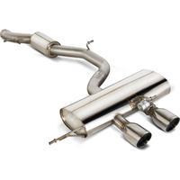 scorpion exhaust cat back resonated twin daytona volkswagen golf mk6 r ...