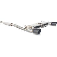 Scorpion Exhaust Secondary Cat-Back (Resonated) Twin Daytona BLK - Toyota GT86