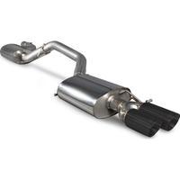 scorpion exhaust cat back system res twin daytona blk volkswagen cc 20 ...