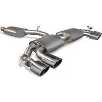 Scorpion Exhaust Cat-Back System (Res) Quad Evo - Audi TTS MK3 15+