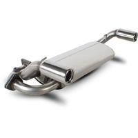 Scorpion Exhaust Rear Silencer Twin Imola - Rover MGF 95-02