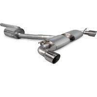 scorpion exhaust cat back res daytona volkswagen scirocco r 09 17