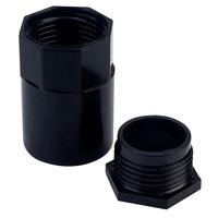 Schneider Electric ISM80057 Tower Female Adapter 20mm Black (Box o...