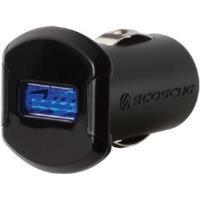 scosche revolt 12w usb car charger with illuminated usb port