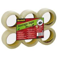 Scotch Store Tp Xtr Rst Lonz 48mmx66m Cr - 6 Pack