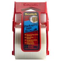 SCOTCH PACK TAPE RENFRC EZST 50MMX9M CLR