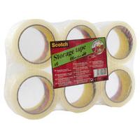 Scotch Low Noise Clear Tape 48x66m 3707 - 6 Pack