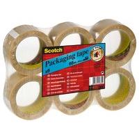 Scotch Pack Tape Pvc 50mmx66m Clear - 6 Pack