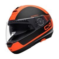 Schuberth C4 legacy orange/black mat