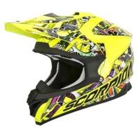 Scorpion VX-15 Evo Air Vector Neon Yellow/Multi Gloss