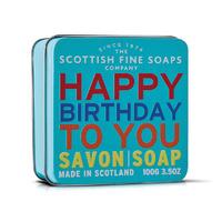 Scottish Fine Soaps Happy Birthday Triple Milled Soap 100g