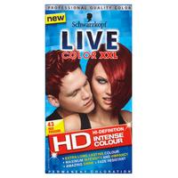 Schwarzkopf Live Color XXL HD Intense Colour Permanent Coloration 43 Red Passion