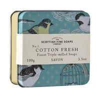 Scottish Fine Soaps Cotton Fresh Triple Milled Soap 100g