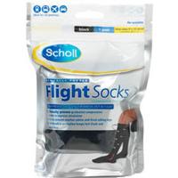 scholl flight socks black 95 12