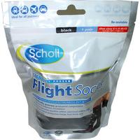 scholl flight socks black 65 9