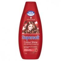 Schwarzkopf Supersoft Colour Shine Red Berries Shampoo 400ml