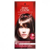 Schwarzkopf Poly Color Permanent Cream Colour Tint 41 Medium Brown