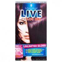 Schwarzkopf Live Color XXL Unlimited Gloss Permanent Coloration 888 Damson Wine
