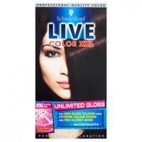Schwarzkopf Live Color XXL Unlimited Gloss Permanent Coloration 896 Midnight Red
