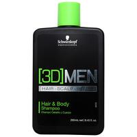 schwarzkopf 3d mension hair and body shampoo 250ml