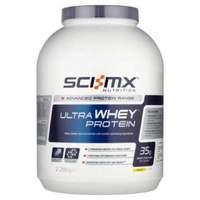 sci mx nutrition 100 ultragen 2280 g banana whey protein shake powder