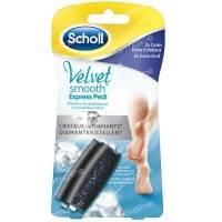 scholl velvet smooth express pedi diamond extra strong refill 2 st