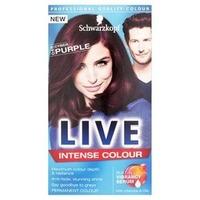 schwarzkopf live intense colour 046 cyber purple hair dye purple